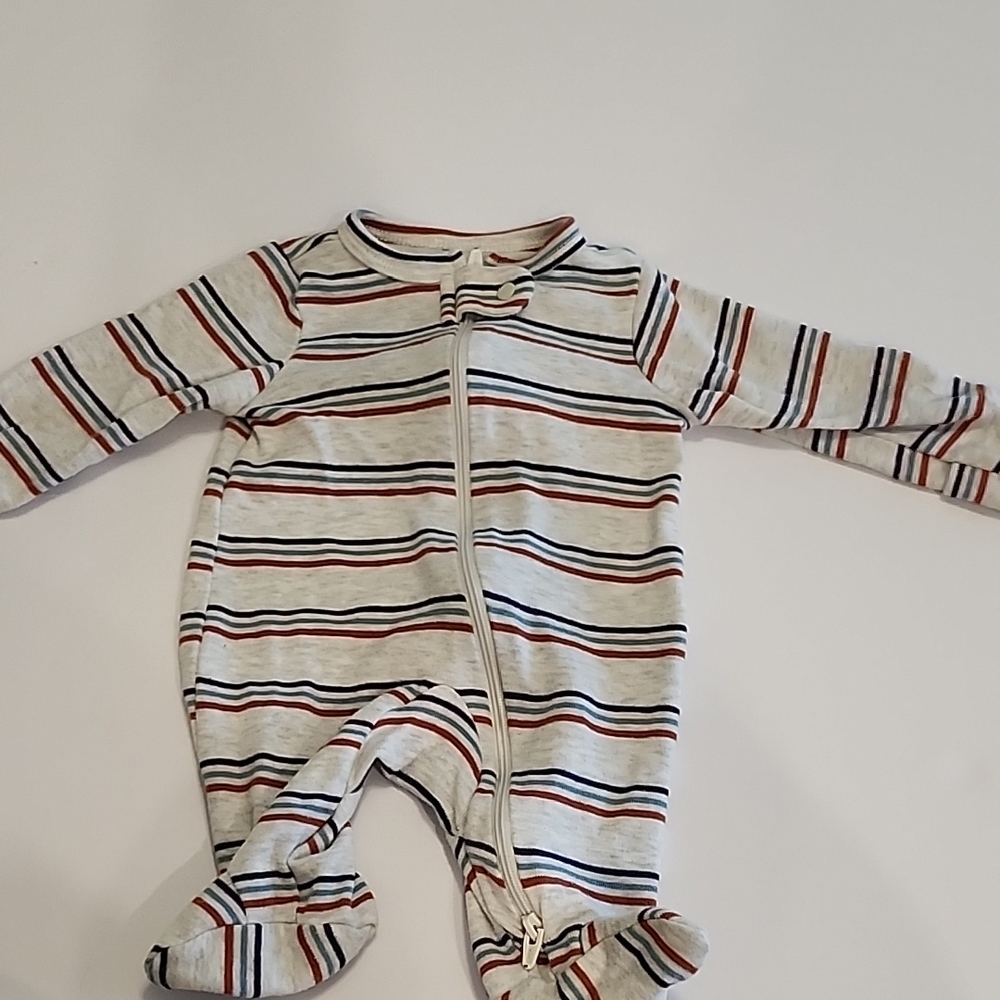 Carter's Multicolor Striped Footie